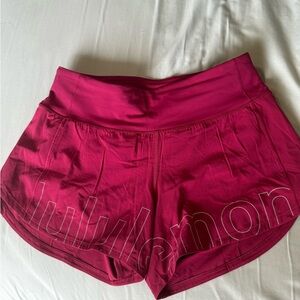 lululemon Speed up Pink Shorts